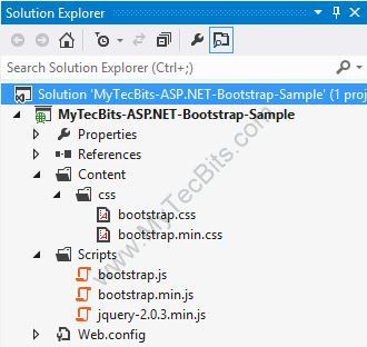 Bootstrap 3.0.0 with ASP.NET - Step By Step - 07
