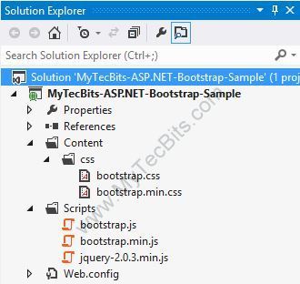 Bootstrap 3.0.0 with ASP.NET - Step By Step - 07