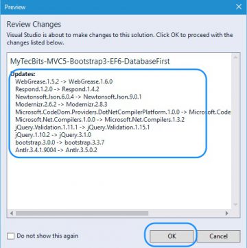 Bootstrap 3 With MVC 5 And Entity Framework 6 Database First | My Tec Bits