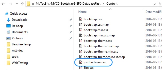 Bootstrap3 with ASP.NET MVC5 and EF6 12