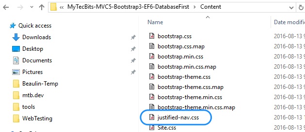Bootstrap3 with ASP.NET MVC5 and EF6 12