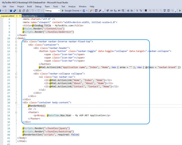 Bootstrap3 with ASP.NET MVC5 and EF6 15