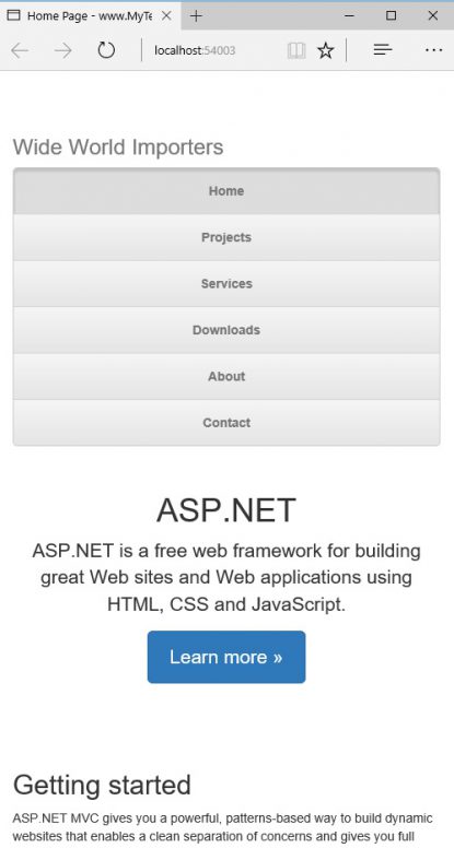 Bootstrap3 with ASP.NET MVC5 and EF6 19