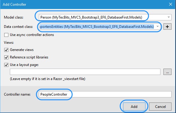 Bootstrap3 with ASP.NET MVC5 and EF6 32