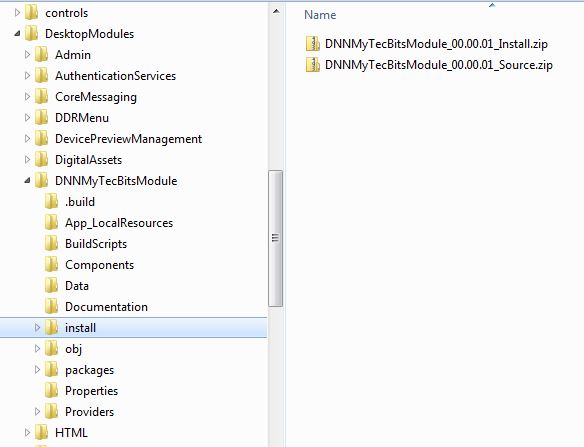 DNN Visual Studio Project Template 09