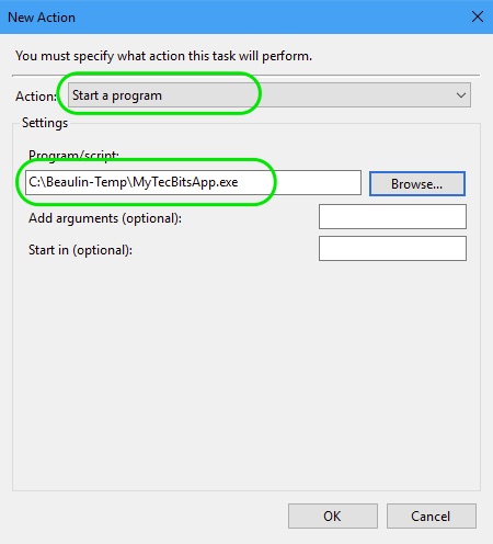 .NET App To Run As Administrator - Create Scheduler Task