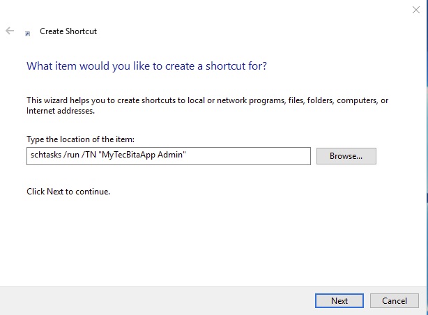 .NET App To Run As Administrator - Create Shortcut