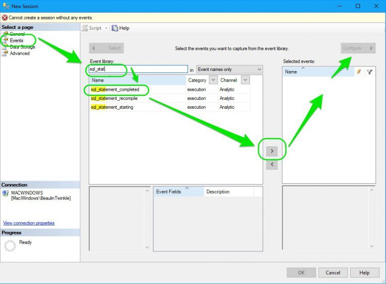 Using Extended Events Demo 02