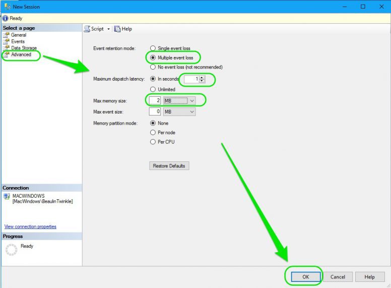 Using Extended Events Demo 06