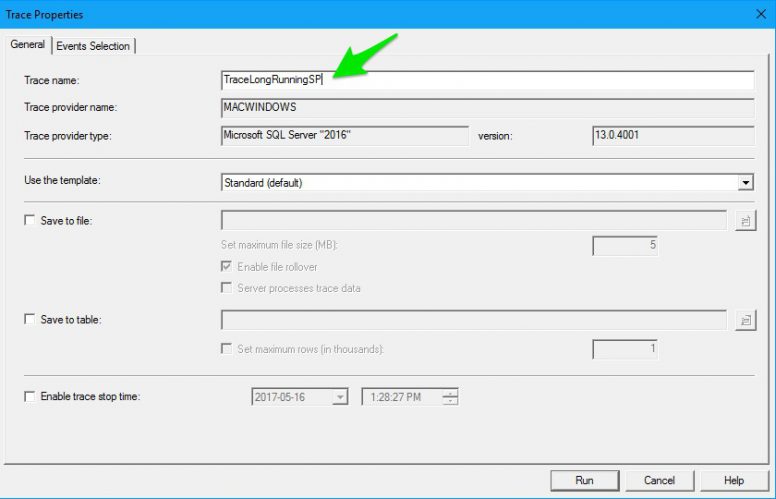 Find Long Running Stored Procedures - Profiler01