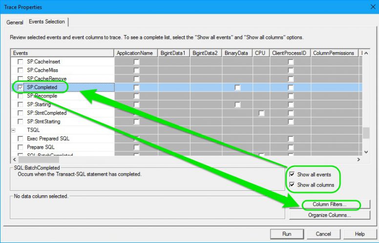 Find Long Running Stored Procedures - Profiler 03