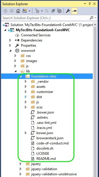 Zurb Foundation 6 with ASP.NET Core MVC 06