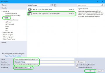 How To Add Bootstrap In ASP.NET (MVC & Web Forms) | My Tec Bits
