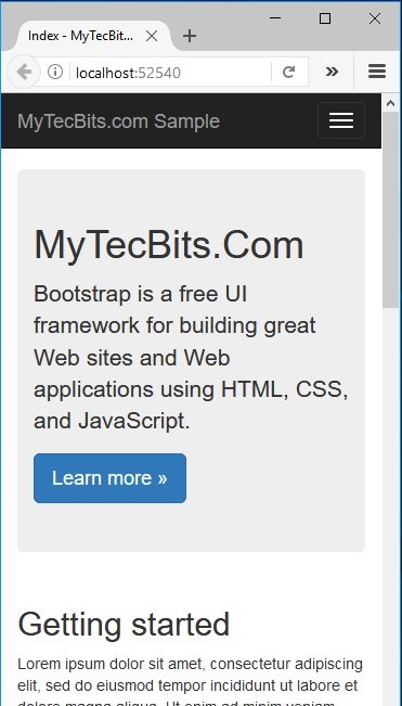 Add Bootstrap In ASP.NET MVC 29