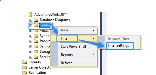 MS SQL Table Creation Date Filter