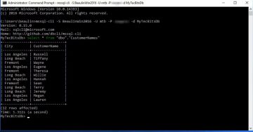 MSSQL-CLI: An Interactive Command Line SQL Server Query Tool | My Tec Bits