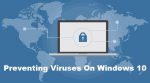 Preventing Viruses On Windows 10