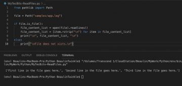 Reading a file into a list in Python | My Tec Bits