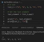 Get the last element of a list in Python | My Tec Bits