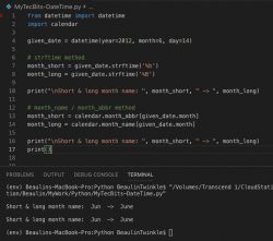 How to find name of month in Python? | My Tec Bits
