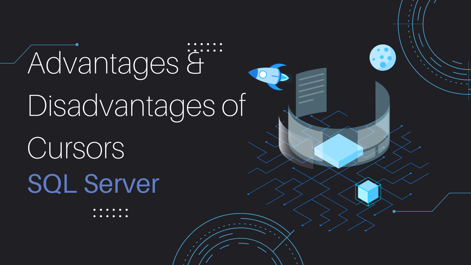 Advantages and disadvantages of cursors in SQL Server