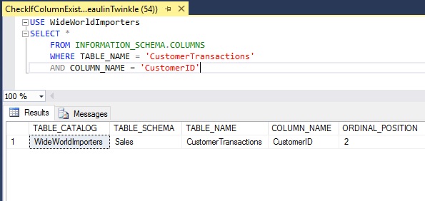 Check If Column Exists In Table Of SQL Server My Tec Bits