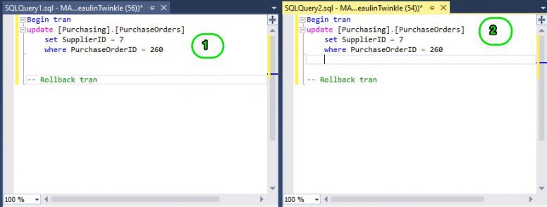 Simulating Deadlocks And Blocks In SQL Server