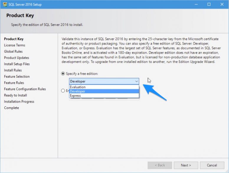 SQL Server 2016 Installation Step 03