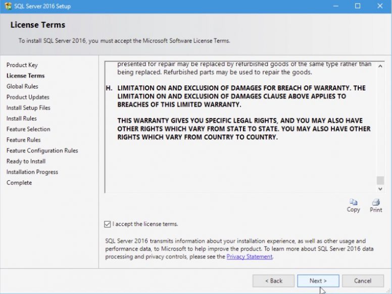 SQL Server 2016 Installation Step 05