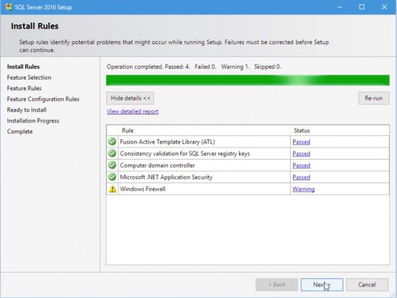 SQL Server 2016 Installation Step 07