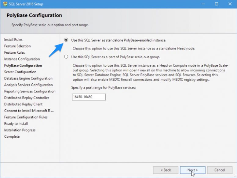 SQL Server 2016 Installation Step 10