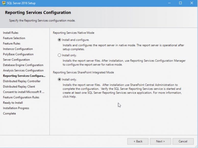 SQL Server 2016 Installation Step 14