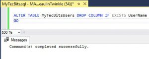 DROP IF EXISTS Table Or Other Objects In SQL Server | My Tec Bits