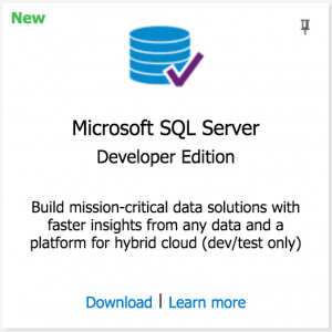 SQL Server Developer Edition For Free