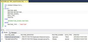 SQL Server Search And Find All User Defined Functions UDF 02