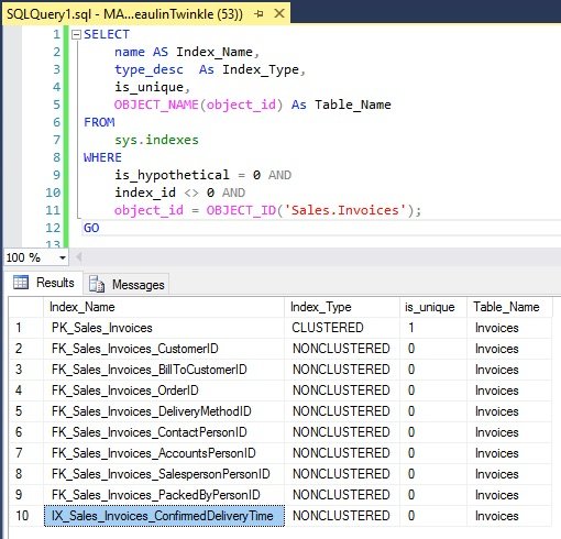 SQL Server Find Indexes On A Table 01