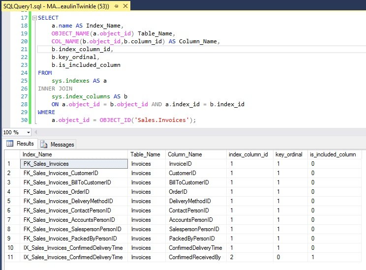 SQL Server Find Indexes On A Table 03