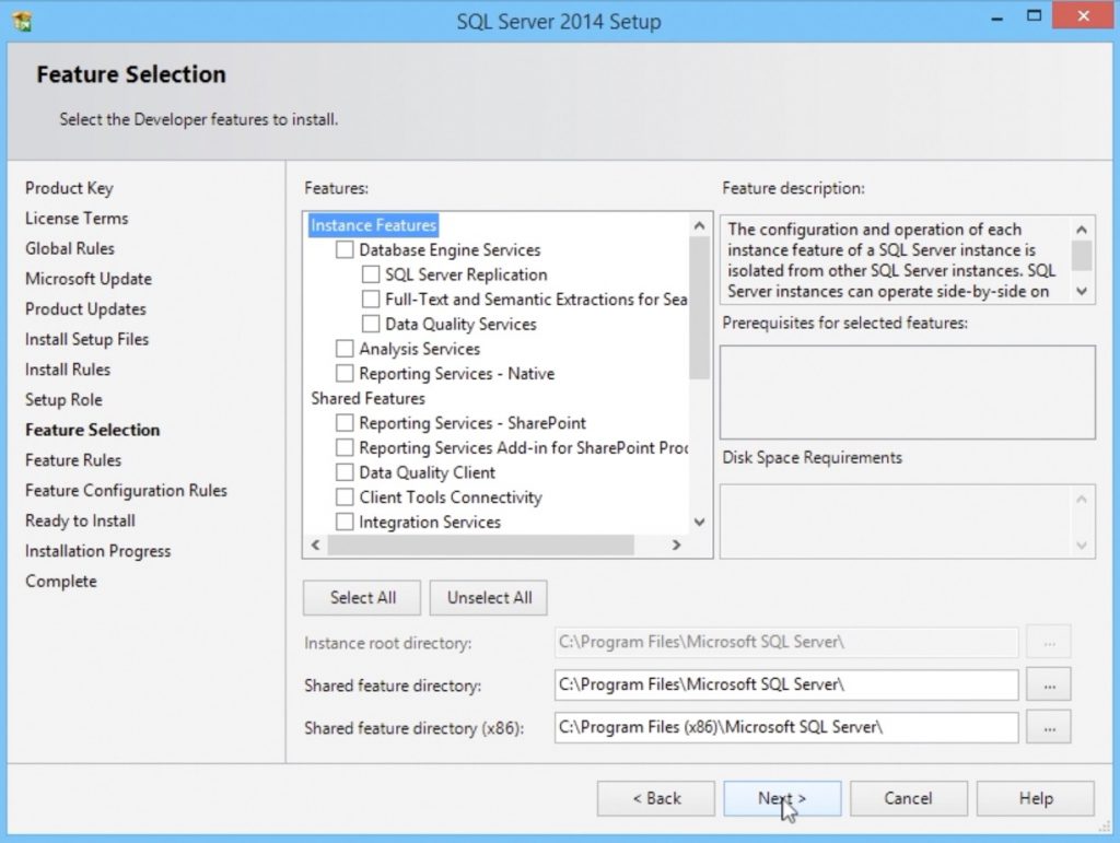 SQL Server 2014 Installation