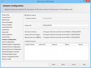 SQL Server 2014 Installation | My Tec Bits
