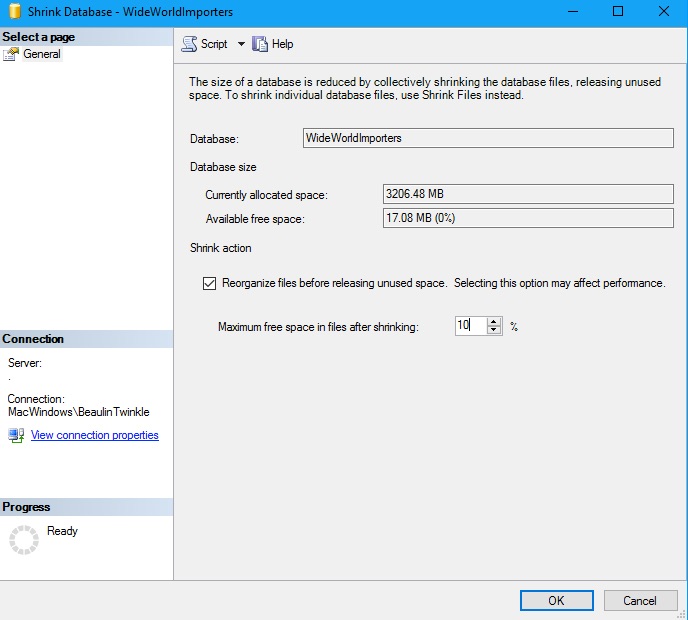 sql server - shrink database file 04