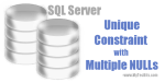 sql server create unique index allow nulls