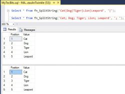 How To Split Delimited Strings in SQL Server? | My Tec Bits