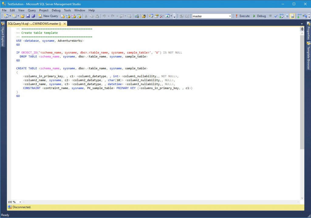 SQL Server Management Studio – Part-2 | My Tec Bits