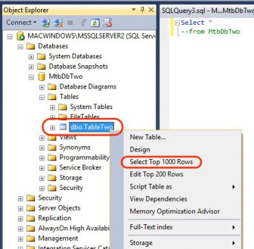 SQL Server Management Studio – Part-2 | My Tec Bits