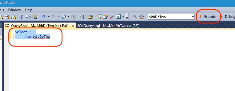 SSMS Query Execution