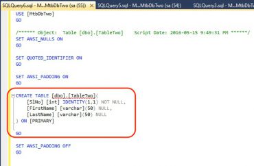 SQL Server Management Studio – Part-2 | My Tec Bits