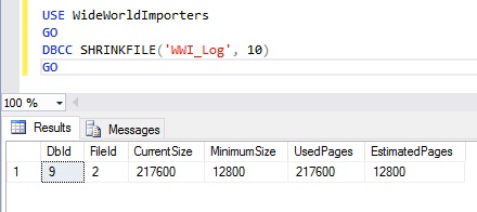 shrink transaction log file 03