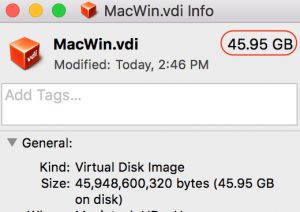 shrink virtualbox vdi On Mac with Windows 10 as guest 07
