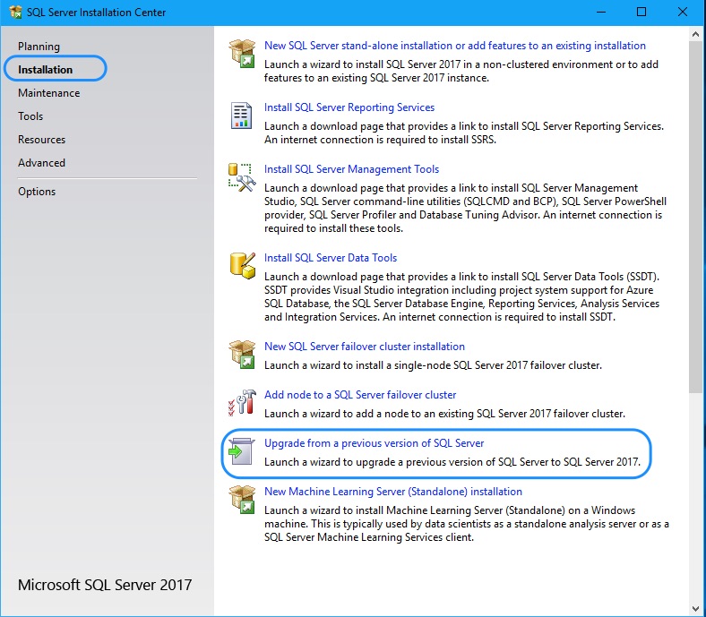 Upgrade sql server and database to higher version my tec bits