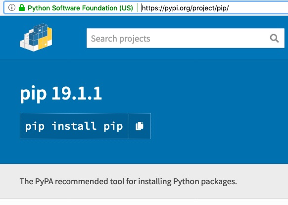 Check latest released pip version